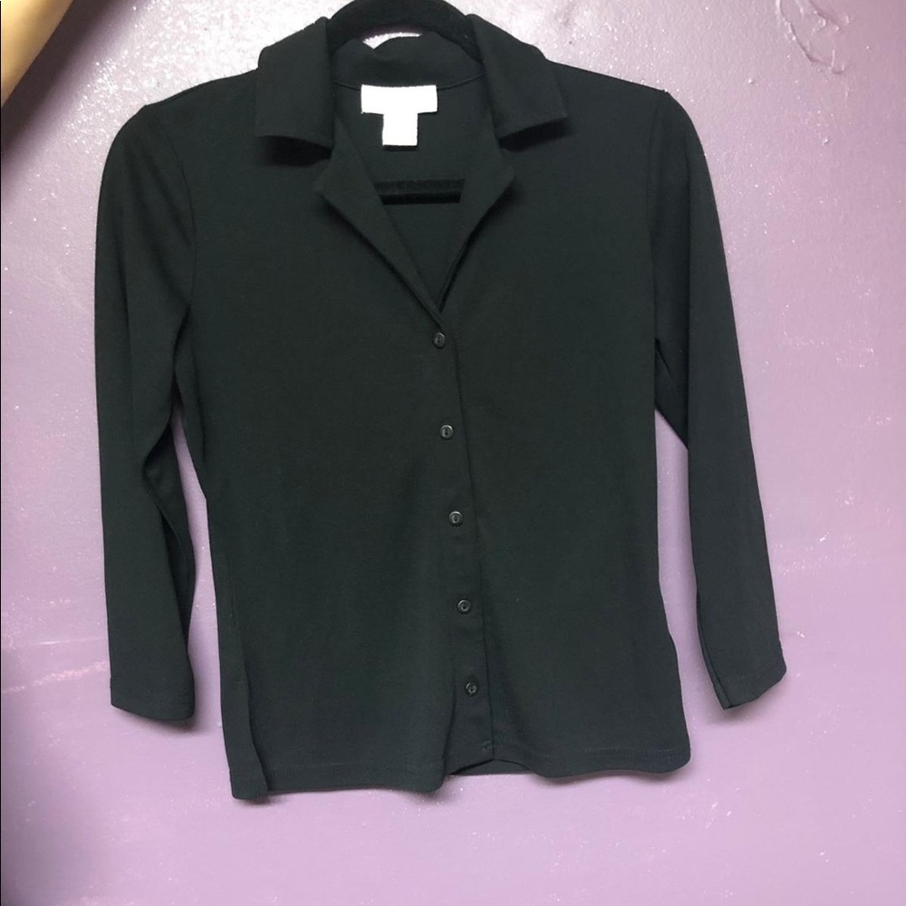 Top with button